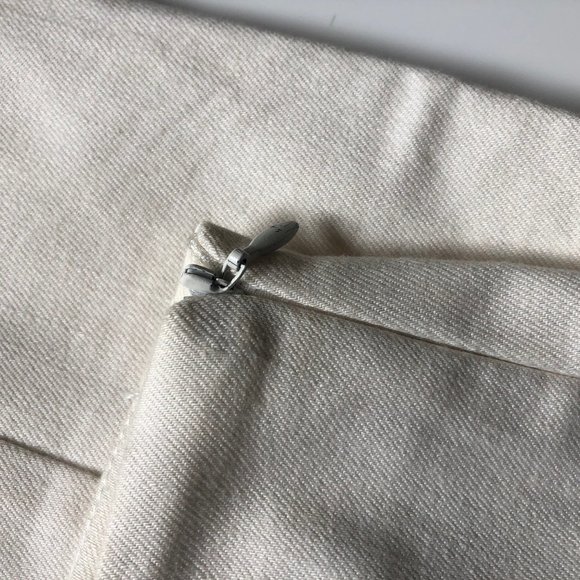 DREW | Cream Slit Front Dress Pants | Size 0 - Picture 6 of 9